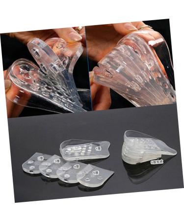 Healifty Silicone Gel Elevator Insole - Invisible Height Increase Support Pad | Gel Heel Lift Insert for Flat Shoes | Detachable Booster Pad - Buy Online on GoSupps.com