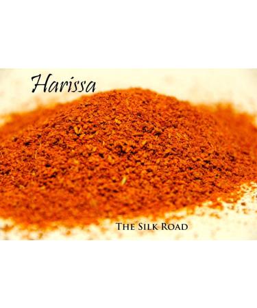 Moroccan Harissa Spice Blend - 2oz | The Silk Road Restaurant | No Salt, All Natural, Vegan, Gluten Free, NON-GMO | Authentic North African Seasoning - Buy Online on GoSupps.com