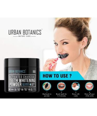 Generic Teeth Whitening Charcoal Powder - Enamel Safe Teeth Whitener - Suitable for Sensitive Teeth -Mint Flavor(100gm) - Buy Online on GoSupps.com