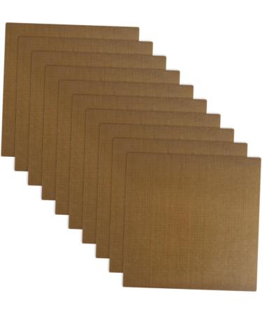 FOMIYES 100 Pcs Perm Iron Heat Insulation Patch Stickers Curling Iron Sticker High Temperature Sticker 10.00X10.00X0.10CMx5pcs As Shownx5pcs - Buy Online on GoSupps.com