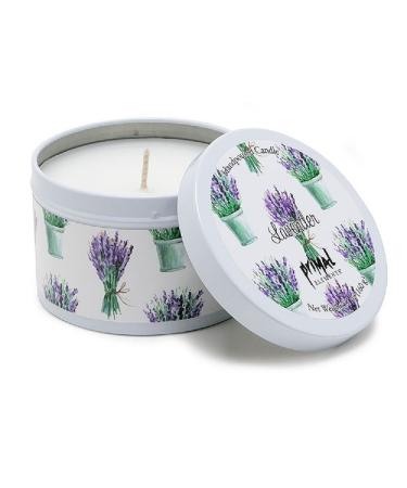 Primal Elements Lavender Tin Candle 5.7 Ounce