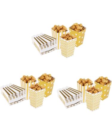 Zerodeko 150 Pcs Boxes Wedding Favors Dots Favor Boxes Giftboxes Party Favor Box Cardboard Popcorn Carton Mini Containers Recyclable Party Candy Cartons Stripe Popcorn Box Snack Box - Buy Online on GoSupps.com