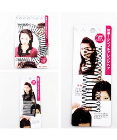10 Pieces U Shape Hair Finishing Fixer Bobby Pins Mini Bangs Holder Roll Curve Clip Pin Invisible Bang Fringe Hair Comb Clips Insert Comb Hair Comb Styling Tool for Women Girls - Buy Online on GoSupps.com