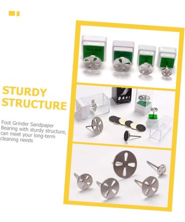 Mipcase Foot Bearings Dead Skin Remover Bearing Sanding Discs Bearing Sandpaper Bearing for Foot Anti-wear Bearing Supply Tool Small Major Component Stainless Steel 6.9x2.5cm - Buy Online on GoSupps.com