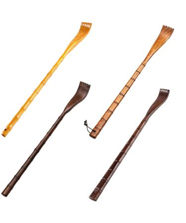 19-Inch Back Scratchers - 2-Piece Wooden & Bamboo Set for Itching Relief | Perfect for Adults and Seniors - Buy Online on GoSupps.com