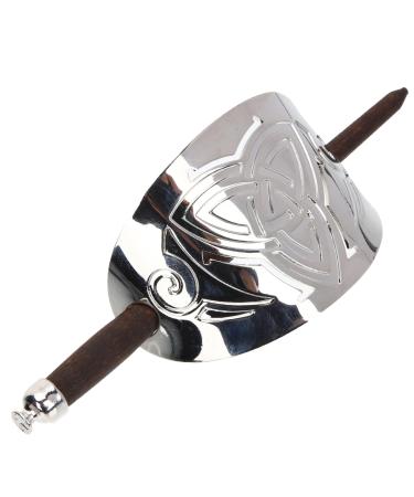 Beavorty hairpin hair stick clip hair clips for women viking hair accessories retro hair clip metal women hair pin hair stick for ponytail Miss vintage steamed stuffed bun alloy