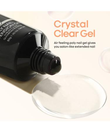 MODELONES Poly Nail Gel Builder 50ML - Clear Color | Nail Extension Gel for Thickening & Enhancement | Professional Technician Tool - Buy Online on GoSupps.com