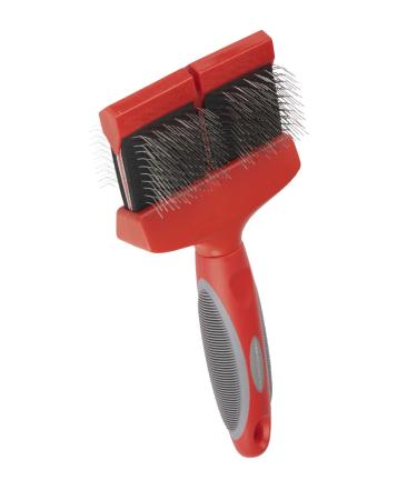 Groomer Essentials Flexible Slicker Brush - Double/Extra Firm