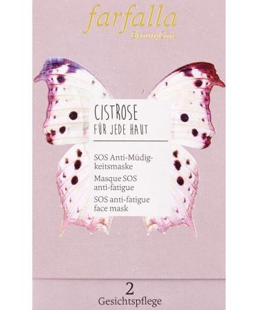 Farfalla Cistrosis Anti-Tired Mask - 10x7 ml | Instant Refreshment Moisture & Elasticity | 100% Natural Cosmetics for Radiant Complexion - Buy Online on GoSupps.com