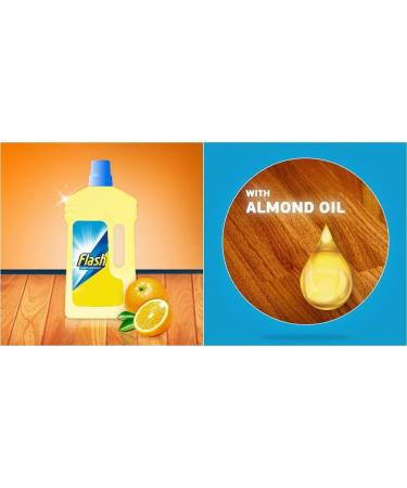 Flash All Purpose & Floor Cleaner Bundle: Cleaner with Bicarbonate of Soda 1L + Antibacterial Apple Blossom 1L + Wood Floor Cleaner Mandarin & Cedarwood 1L + Our Gift for you: Organza Bag 9x7x0.1cm - Buy Online on GoSupps.com