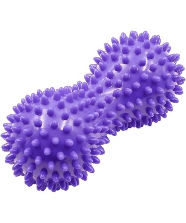Relax and Rejuvenate with 2-Piece Nuzamas Peanut Massage Ball - Ideal for Hand & Foot Massage Yoga Trigger Point Therapy & Acupuncture - Purple - Buy Online on GoSupps.com