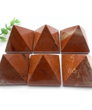 Crystal 30-40mm Natural Red Jasper Stone Quartz Crystal Pyramid Tower Home Ornaments Decoration Stones Can be Used for JZIGTDEM - Buy Online on GoSupps.com