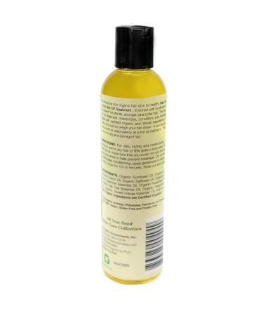 Earth's Enrichments Organic Hot Oil Treatment for Hair Growth - Lavender, Sweet Orange & Rosemary Essential Oils - 8oz - Buy Online on GoSupps.com
