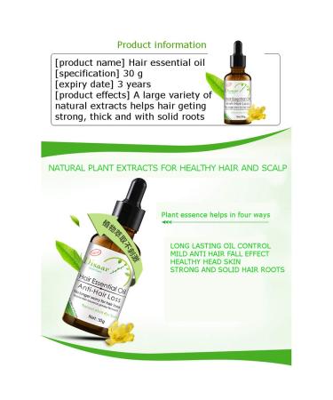 DISAAR BEAUTY Hair Growth Essential Oil 30g - Natural Plant Dry Growth Essence for Anti Hair Loss and Scalp Treatments with Genseng for Dense Hair - Buy Online on GoSupps.com