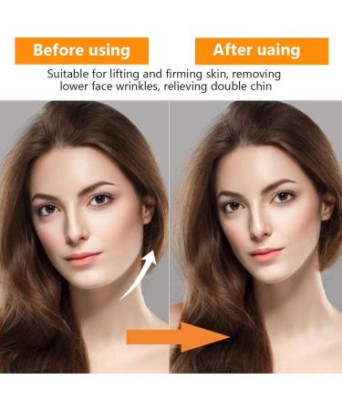 Facelift Slimming Belt for Women Double Chin Reducer V Line Cheek Lift Thin Mask Strap Anti Wrinkle Bandage (Orange) - Buy Online on GoSupps.com