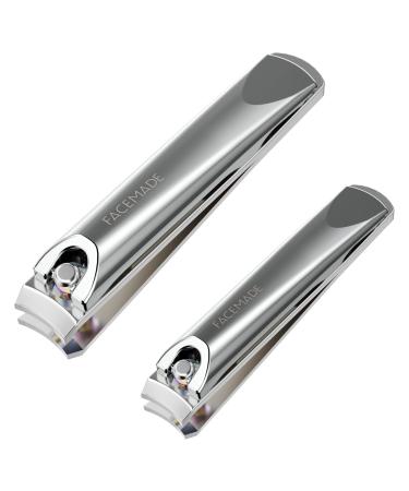 FACEMADE Nail Clippers Set Bright Sliver