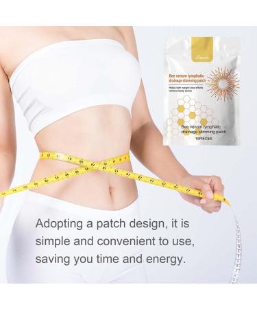10/20/30Pcs Bee Venom Slimming Patches - Bee Venom Lymphatic Drainage Slimming Patches - Bee Venom Lymphatic Drainage Shaping Belly Stickers for Women & Men - Body Curves Shaping Pads for Weight Loss (1Pack - 10Pcs) - Buy Online on GoSupps.com