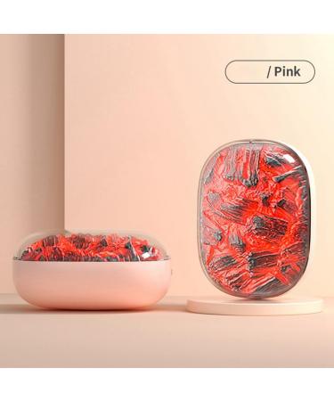 Lozjokad Hand Warmer New Flame Hand Warmer Dynamic Charcoal Fire Atmosphere Light Hand Warmers Rechargeable Pink Easy Install Easy to Use - Buy Online on GoSupps.com