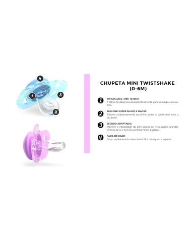 Buy Twistshake 78083 Blue Pacifier for 0-6 Months | International Shipping Available - Buy Online on GoSupps.com