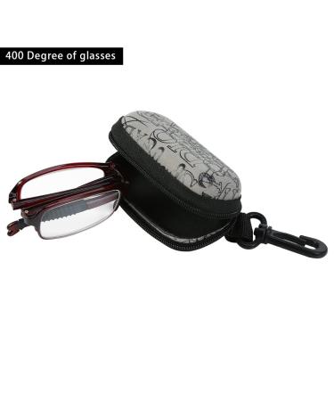 Portable Foldable Reading Glasses for Presbyopia - Lightweight 2 Colors Fatigue Relief (4.0 Red) - Buy Online on GoSupps.com