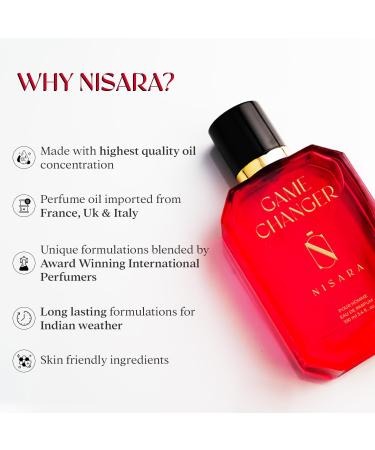 Game Changer Perfume for Men -100 ml | Long Lasting Eau De Parfum | Ambery Woody Fruity Fragrance | With Vanilla & Musk Notes | EDP Scent - Buy Online on GoSupps.com