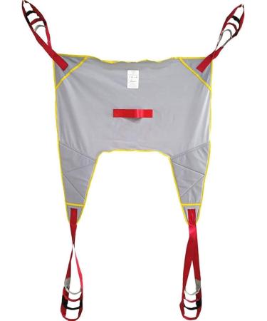 Patient Lift Sling Full Body with Commode Lift Slings Universal Transfer Sling for Patients Shower Bath Toileting Divided Leg Sling with Handles