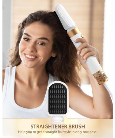 PRITECH 7-in-1 Hair Dryer Brush Set | High-Speed Volumizer & Styling Tools with Diffuser | International Shipping Available - Buy Online on GoSupps.com