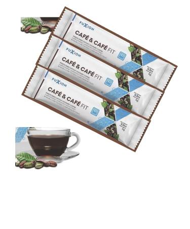 FUXION CAF & CAF FIT-5 Grams PER Stick 3 Pack-Regulation of Blood Sugar Levels and Reduce The Feeling of Fatigue.