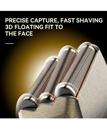 Buy Men's High Power Retro Metal Shaver - Professional Duplex Shaving with LCD Smart Screen & USB Charging - International Shipping Available - Buy Online on GoSupps.com