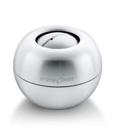Kernpower Ironpower gyroscopic hand trainer made of stainless steel with high-end rotor the original silver