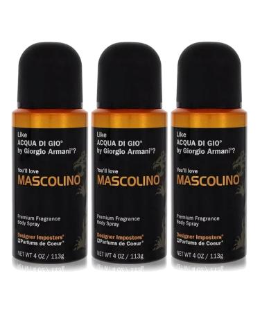 Parfums De Coeur Bod Man Mascolino Fragrance Body Spray for Men 4 oz (3)