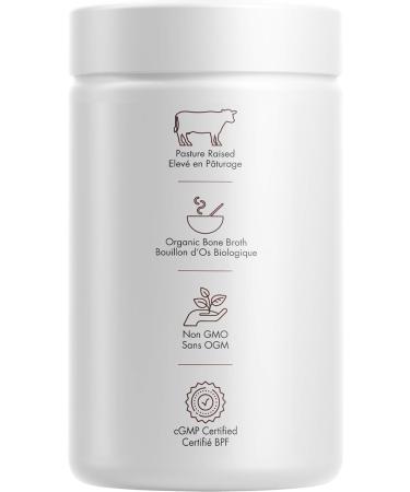 Codeage Organic Bone Broth Collagen Capsules Grass Fed - Pasture Raised Chicken Bone Broth Collagen - 180 Capsules - Buy Online on GoSupps.com