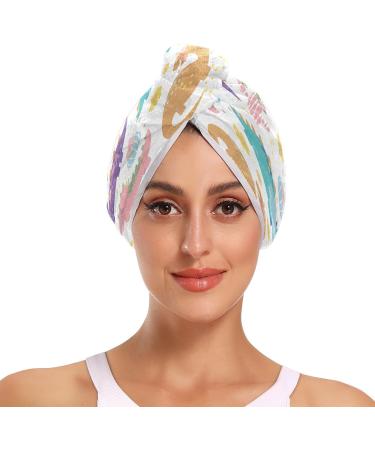 Cute Cartoon Dinosaurs Dry Hair Cap Set | 2-Piece Quick Drying Towel & Button Headband | Super Absorbent & Soft Drying Solution - Buy Online on GoSupps.com