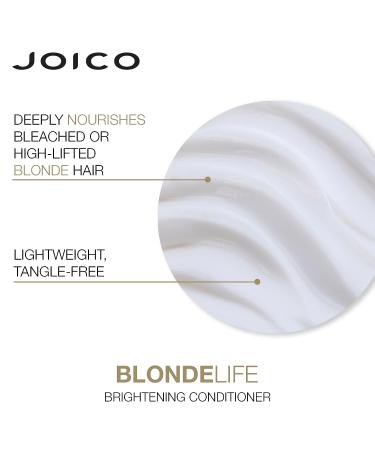 Joico Blonde Life Brightening Conditioner - Illuminate Hydration & Softness for Blonde Hair | Sulfate-Free with Monoi & Tamanu Oil - 8.5 oz - Buy Online on GoSupps.com