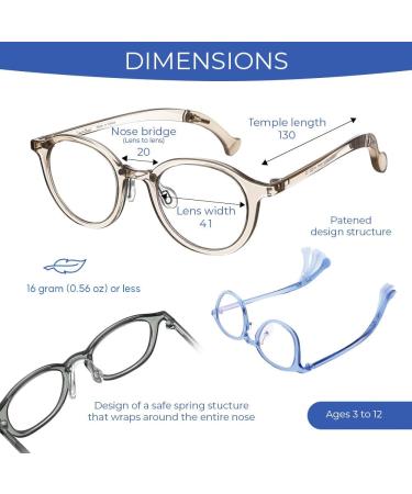 Blue Light Blocking Glasses for Kids | Planet Series Venus 42mm - Protect Young Eyes - Buy Online on GoSupps.com