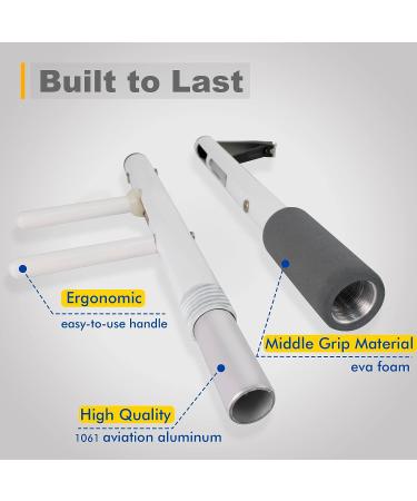 Long Handled Toenail Clippers - 4mm Wide Jaw Opening, Easy for Seniors, Overweight, Obese, Hip & Waist Patients - Medium 24 Inch - Buy Online on GoSupps.com