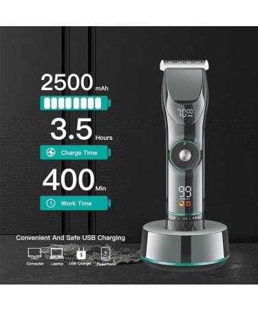 Professional Hair Clippers for Men | High Power Electric Hair Cutting Tools with Digital Display & Variable Speed - Buy Online on GoSupps.com