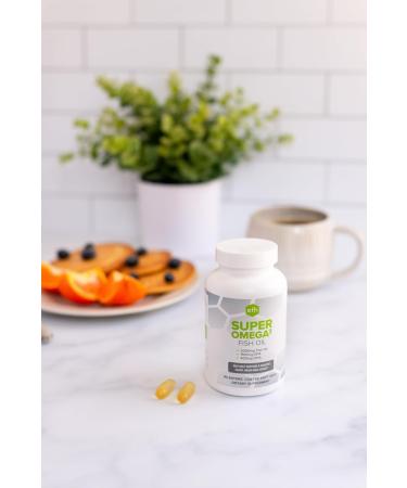 SFH Super Omega 3 Fish Oil Capsules Highly Concentrated 2000mg Omega 3 | Sustainably Sourced Alaskan Pollock Fish Oil for Heart Joint Brain Health (Capsule 90ct) 90 Count (Pack of 1) - Buy Online on GoSupps.com