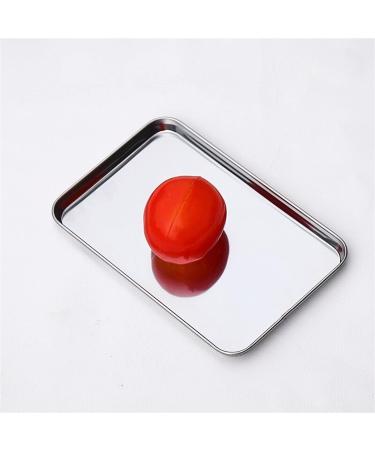 Breakfast Tray Rectangle Steamed Sausage Noodles Storage Trays Stainless Steel Fruit Dish Restaurant Hotel Kitchen Pastry Food Baking Plates Kitchenware 1 - Buy Online on GoSupps.com