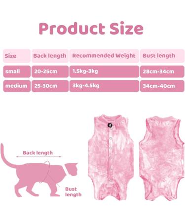 Mezrkuwr Katzenbody for Cats - Soft One-Piece Surgical Recovery Suit & Spay Collar Alternative (Medium) - Ideal After Castration - Buy Online on GoSupps.com