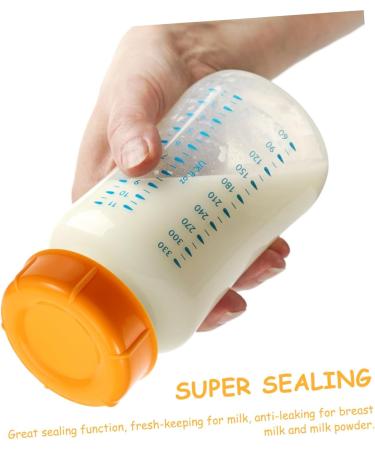Ibasenice 20 Pack Locking Caps for Baby Bottles - Screw Lids for Breast Milk - Portable Travel Caps - Durable Food-Grade PP - 4.3x1.5cm - Orange - Buy Online on GoSupps.com