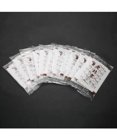 Detox Pavement Foot Stickers - 50 Organic Bamboo Vinegar Pads for Pain Relief & Healthy Feet Care - Buy Online on GoSupps.com