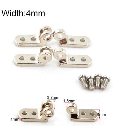 10 Sets of Eyeglass Hinges - Durable Eyeglass Accessories for Travelers | Repair Plastic Frames (Color: 4MM) - Buy Online on GoSupps.com