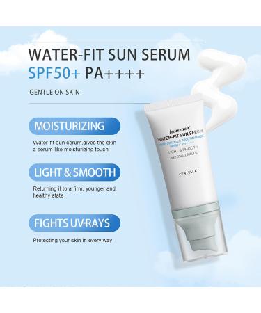 Centella Sunscreen SPF 50 - Hyalu Cica Water-Fit Serum for All Skin Types Long-Lasting Protection No White Cast - Shop Internationally - Buy Online on GoSupps.com