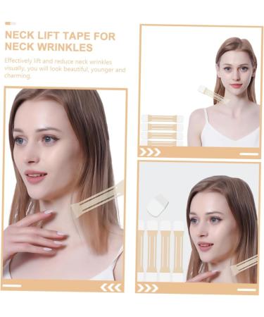 NOLITOY 4pcs Neck Lift Stickers Lifting Belt Invisible Face Tape - Neck Tape -aging Applique - Buy Online on GoSupps.com