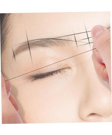 Housoutil 2pcs Ink Paper Eyebrow Measure Tool Simple Eyebrow Mapping Ruler Make up Wire Box - Buy Online on GoSupps.com