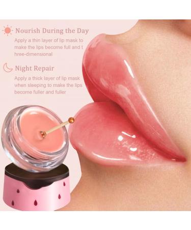 Shop Lip Plumper Set: Hydrating Lip Mask Gloss and Exfoliator - Strawberry & Ginger for Soft Luscious Lips - Buy Online on GoSupps.com