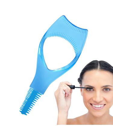 Mascara Shield Portable Mascara Eyelash Applicator Easy To Use Mascara Shield Applicator Guard For Upper Lower Eyelashes And Makeup Accessories Blue