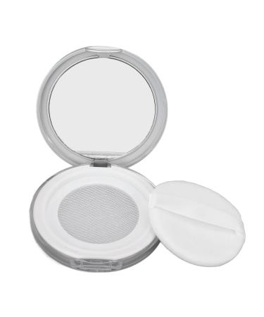 Portable Empty Powder Box Loose Powder Box With Puff Refillable Powder Box Empty Powder Box Empty Powder Box With Powder Puff Box With Compact Mirror and Elastic Mesh Filter