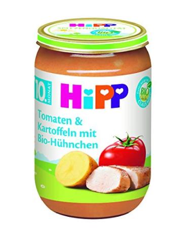 Buy Hipp Tomatoes & Potatoes with Organic Chicken & Alaska Seelach Fillet Bundle - 6-Pack (220g Each) | Premium International Shipping - Buy Online on GoSupps.com